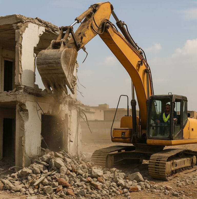 صورة عن مقاول هدم مباني بالرياض