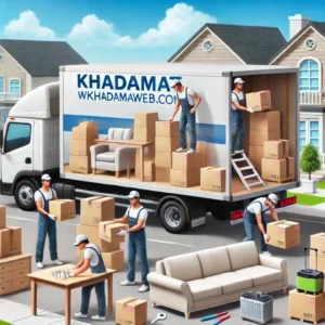 صورة عن كيفية نقل الاثاث في لدي شركتنا بالأحساء