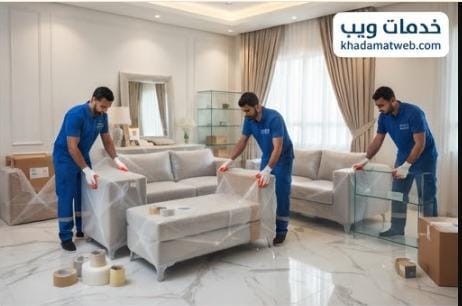أرخص شركة نقل عفش بالخبر مع تغليف الأثاث